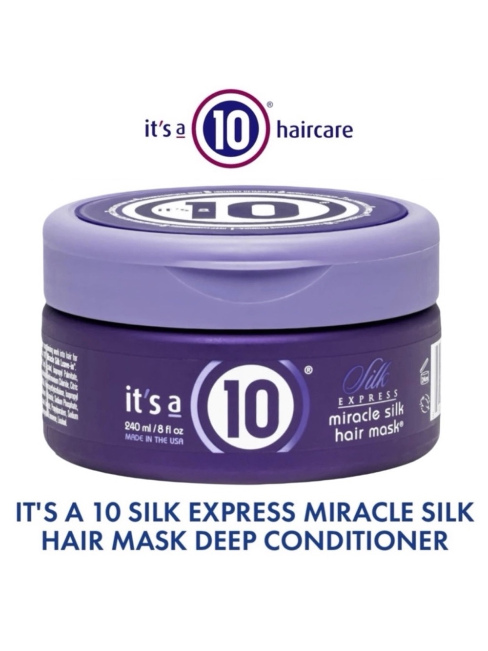 IT'S A 10 HAIR MASK CONDITIONER